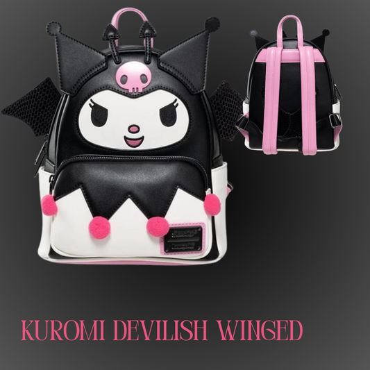 Kuromi Devilish Winged - Mini Backpack