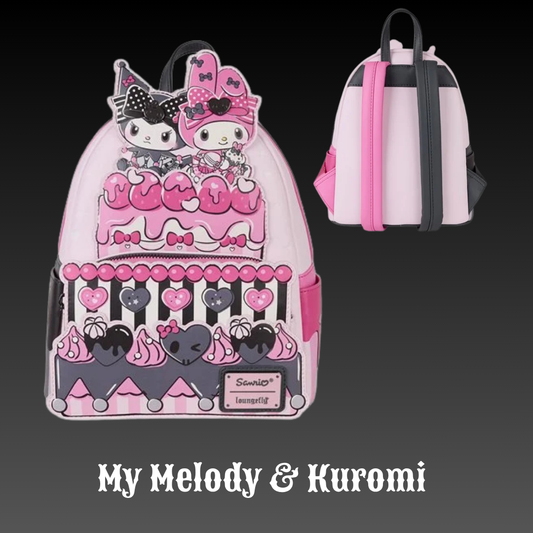 My Melody And Kuromi -  Mini Backpack