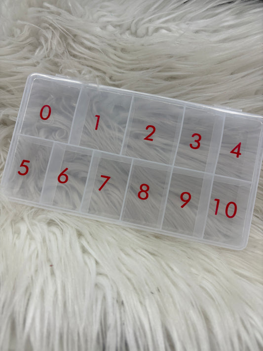 EMPTY Nail Tip Box